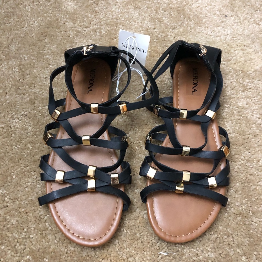 Merona Black Sandals